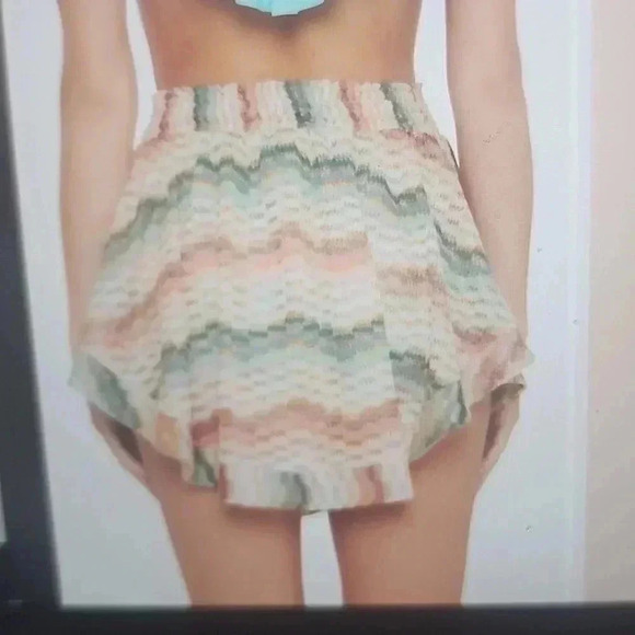 TRINA TURK CROCHET BELTED SKIRT - Picture 3 of 7